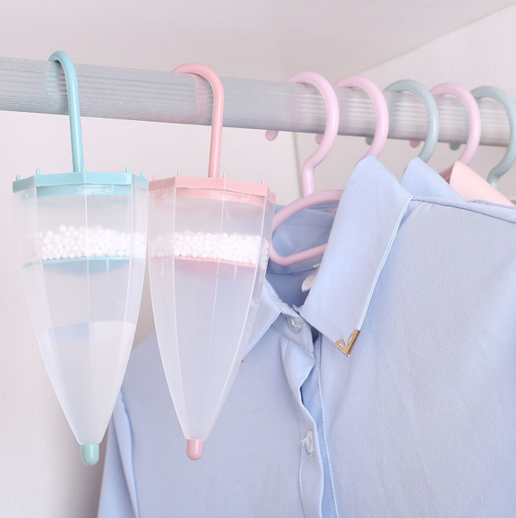 Umbrella-Shaped Dehumidifier Box for Closet & Bathroom