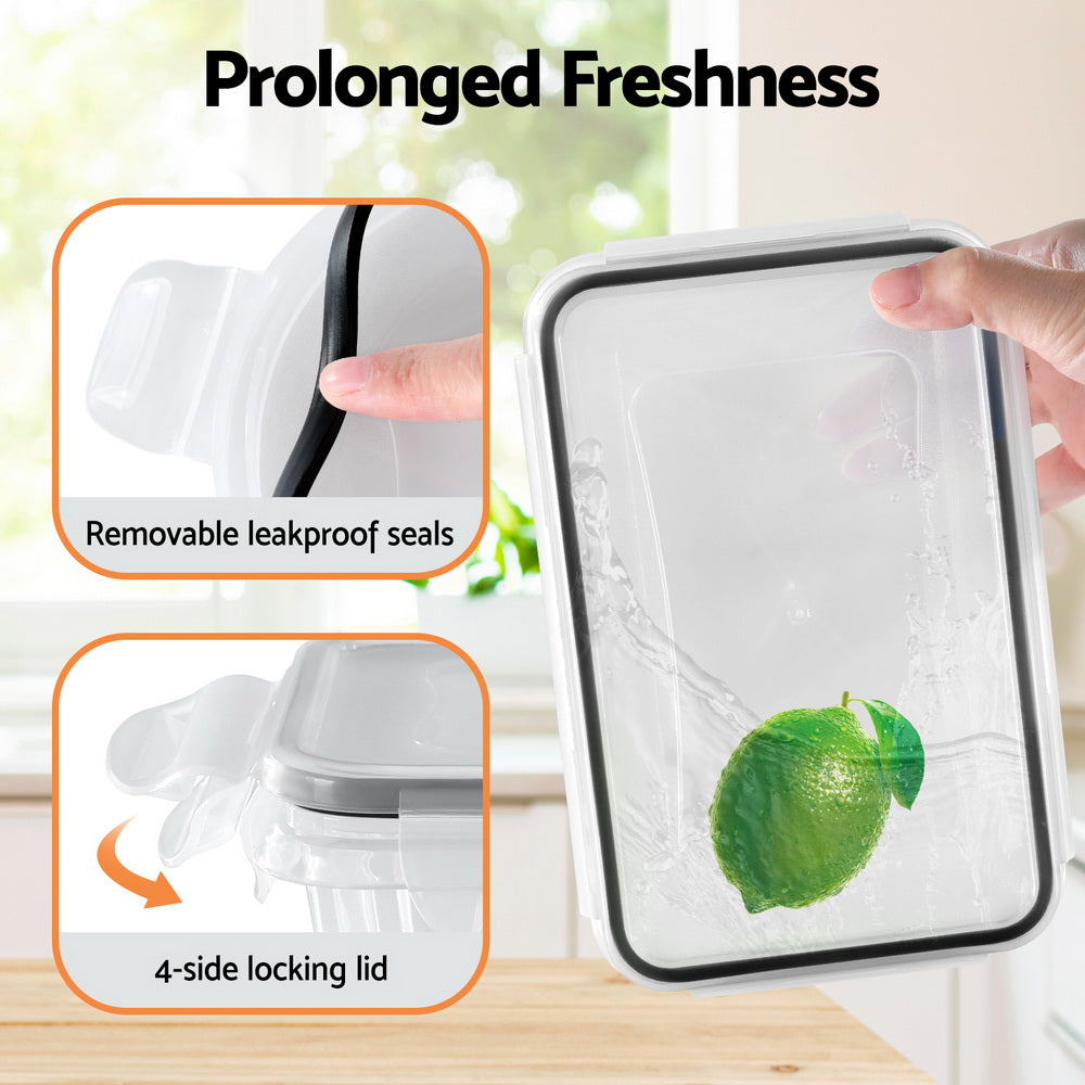 Stackable Food Storage Containers (16 Piece)