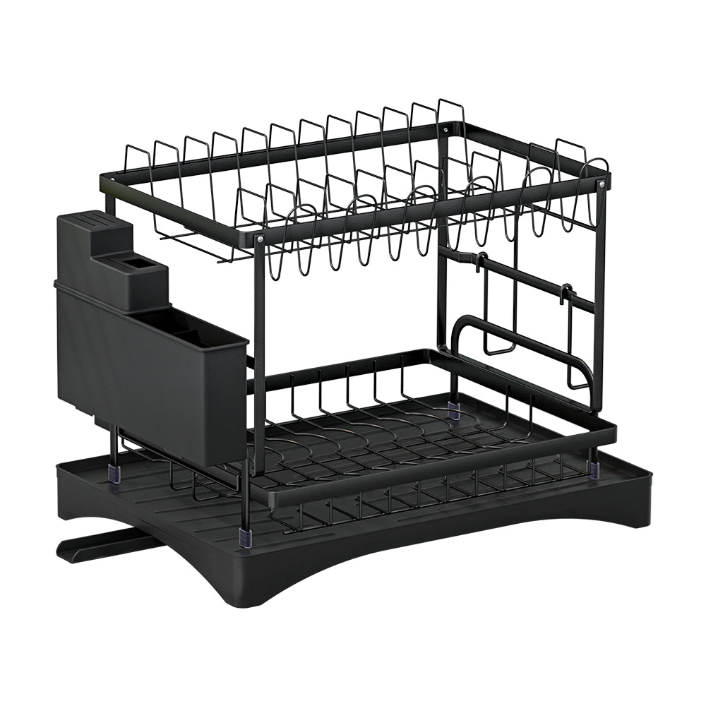 Two-Tier Expandable Dish Rack