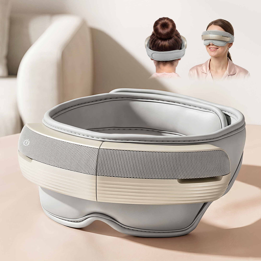 Rechargeable USB-C heated eye massager details