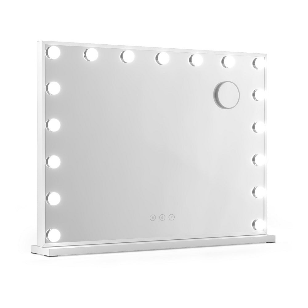 Hollywood LED makeup mirror 80x58cm in white