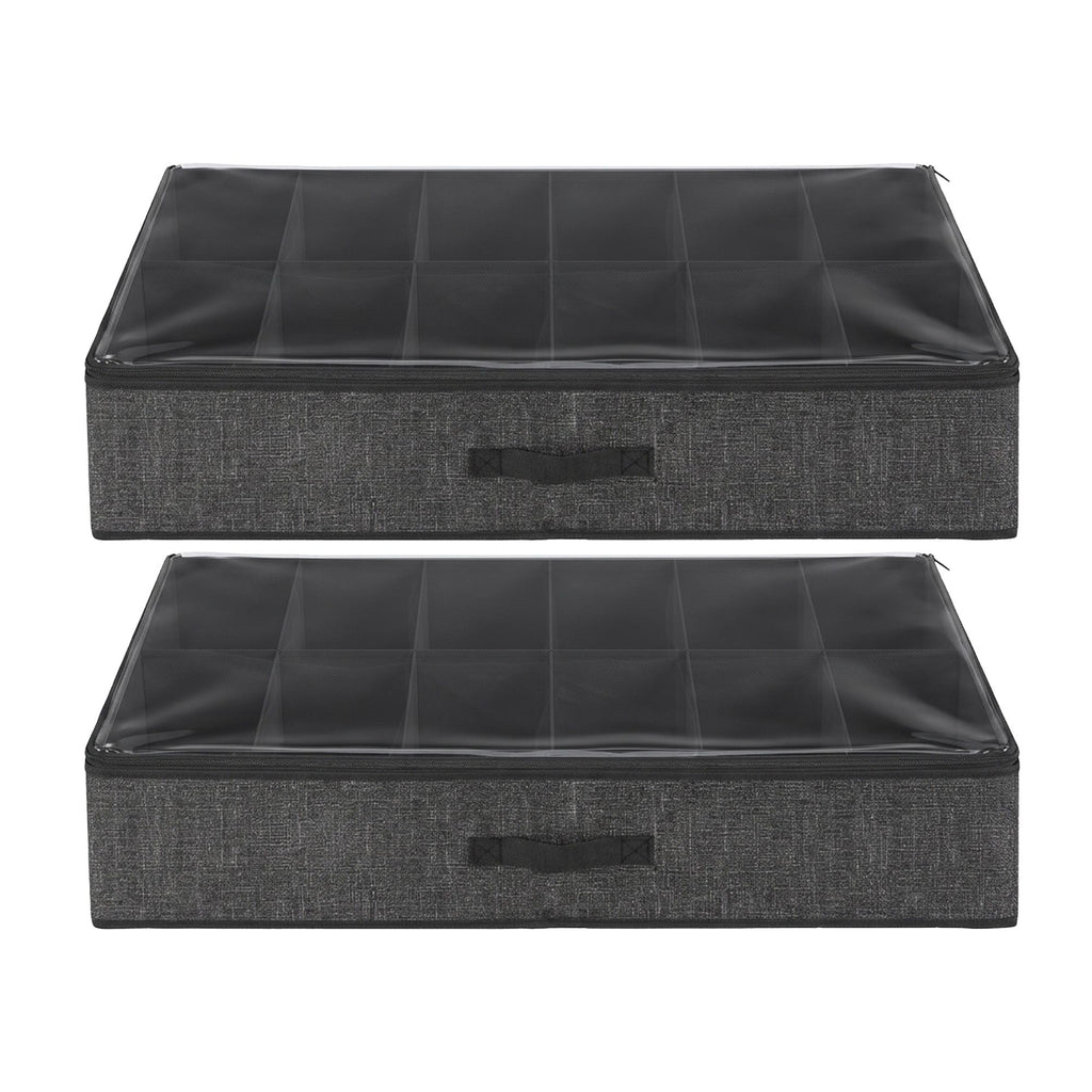 Under-bed shoe organiser dimensions