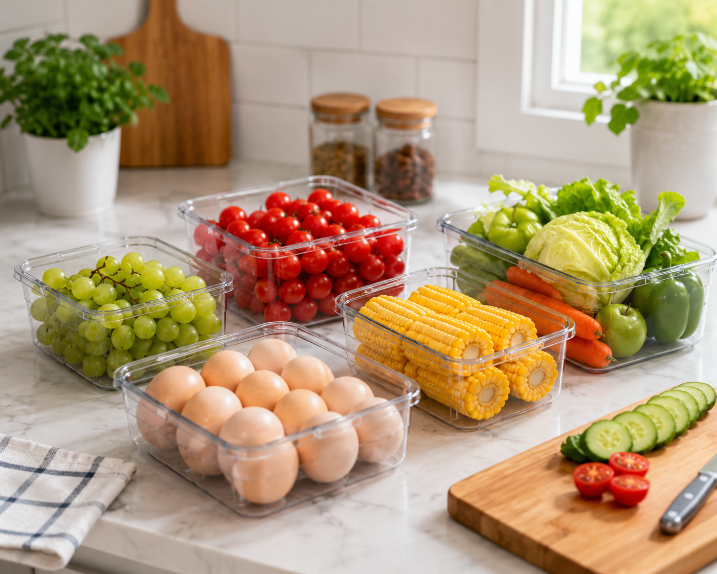 Airtight Fridge Storage Containers