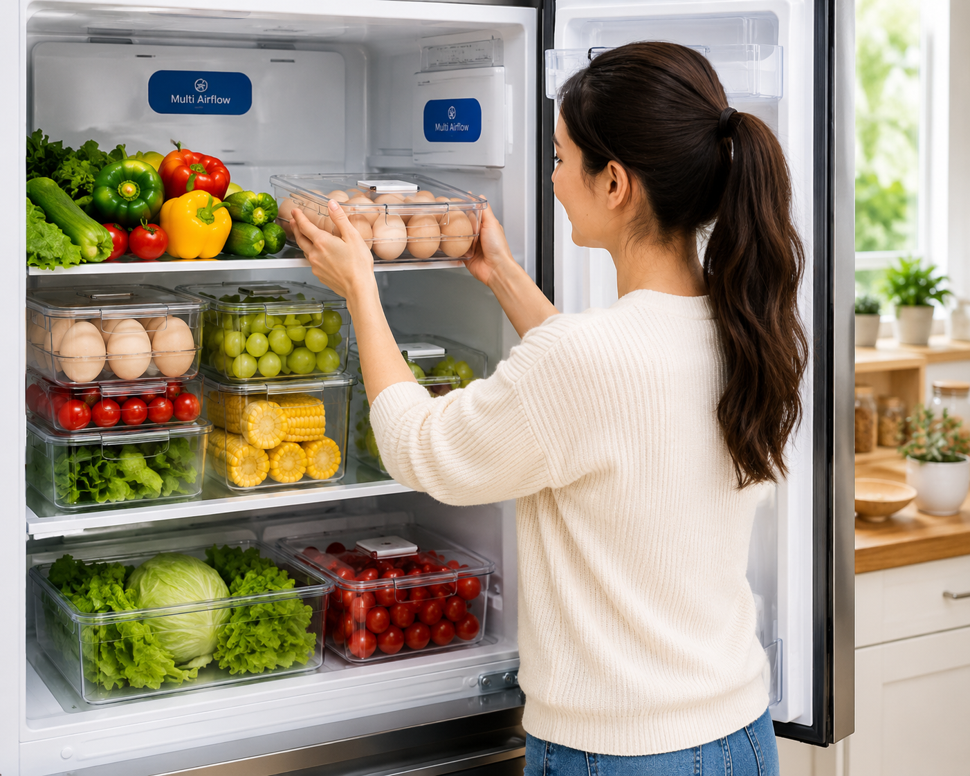 Airtight Fridge Storage Containers