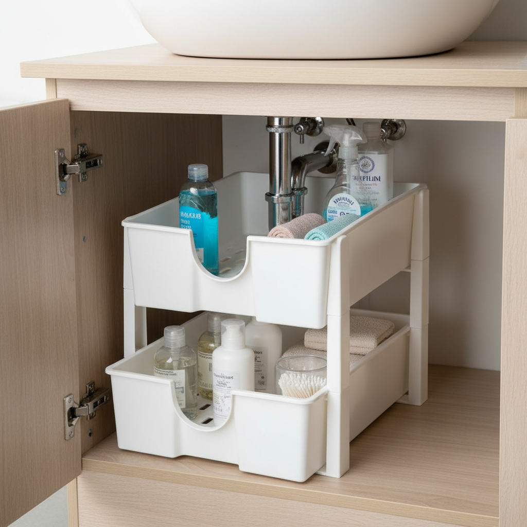 Under-Sink 2-Tier Organizer