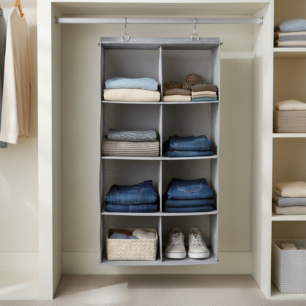 6-Shelf Closet Hanging Organizer