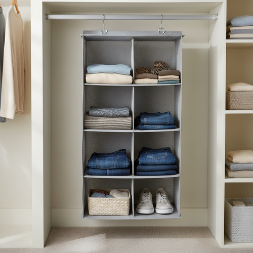 6-Shelf Closet Hanging Organizer